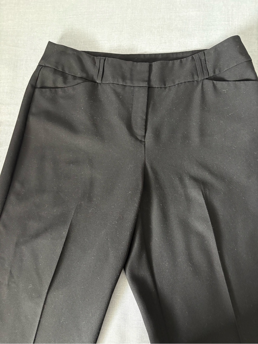 Alfani Black Stretch Career Dress Pants Trousers Size 10 Polyester Rayon